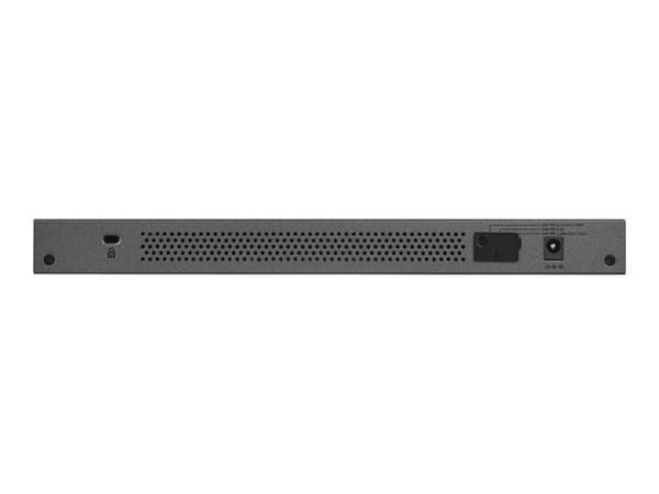 Commutator - NETGEAR - GS116LP - 16 Gigabit-portar - PoE+ 76W - Rackbar och väggmonterad