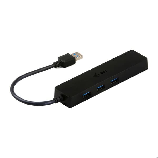 I-tec Advance USB/Ethernet-hubb - 3 USB 3.0-portar - Gigabit Ethernet-adapter