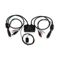 Miniatyrbild 3 av 3: KVM-switch - STARTECH - 2 portar - USB - HDMI - Inbyggt ljud