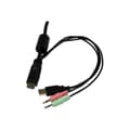 Miniatyrbild 1 av 3: KVM-switch - STARTECH - 2 portar - USB - HDMI - Inbyggt ljud
