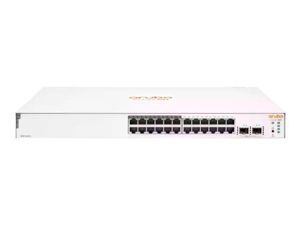 Autonom växellåda - HPE - Aruba Ion 1830 - 24 LAN RJ-45-portar - 2 SFP-portar - 195W PoE