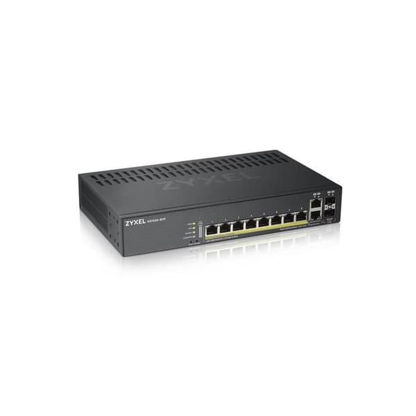 Ethernet-switch - ZYXEL - GS1920-8HPV2 - 8 portar - PoE - Modulär - Informationsteknik