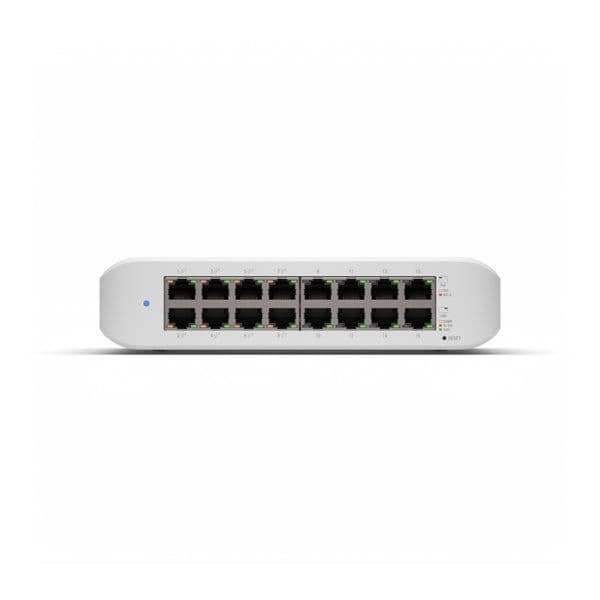 Ubiquiti Gen2 16-portars PoE fristående switch Vit
