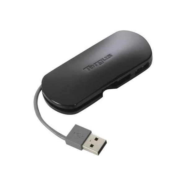 Targus ACH114EU gränssnittshubbar USB 2.0 480 Mbit/s Svart