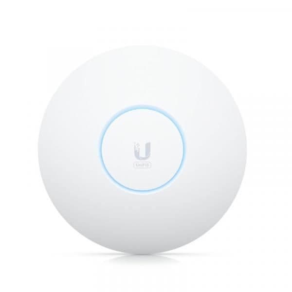 UBIQUITI trådlös åtkomstpunkt - U6-företagsmodell - Ethernet och Bluetooth - PoE+ strömförsörjning Vit