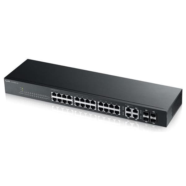 Ethernet-switch - ZYXEL - GS1920-24V2 - 24 portar - Hanterbar - Modulär - Monterbar