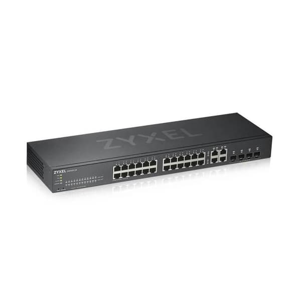 Ethernet-switch - ZYXEL - GS1920-24V2 - 24 portar - Hanterbar - Modulär - Monterbar