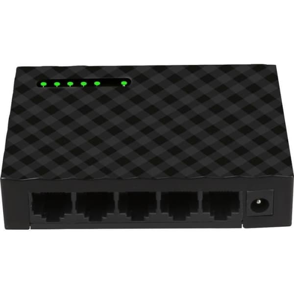 Switch Fast Ethernet Iggual 5x1000 Mbps Svart