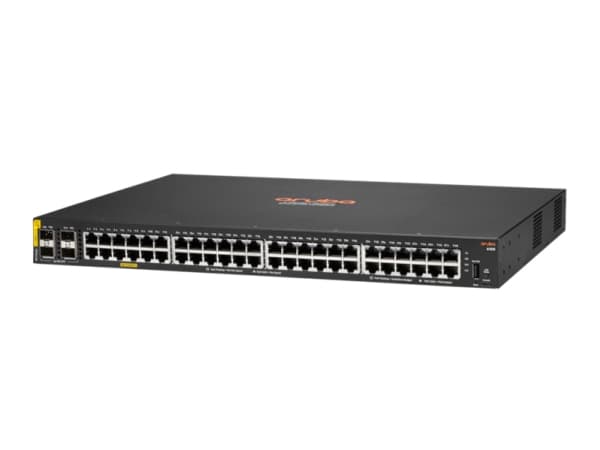 Hewlett Packard Enterprise HPE Aruba Networking CX 6100 48G Class4 PoE 4SFP+ 740W Switch - Switch - L3 - managed - 48 x 10/100/1000 (PoE+) + 4 x 1 Gi