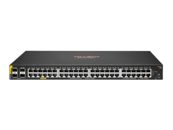 Hewlett Packard Enterprise HPE Aruba Networking CX 6100 48G Class4 PoE 4SFP+ 740W Switch - Switch - L3 - managed - 48 x 10/100/1000 (PoE+) + 4 x 1 Gi