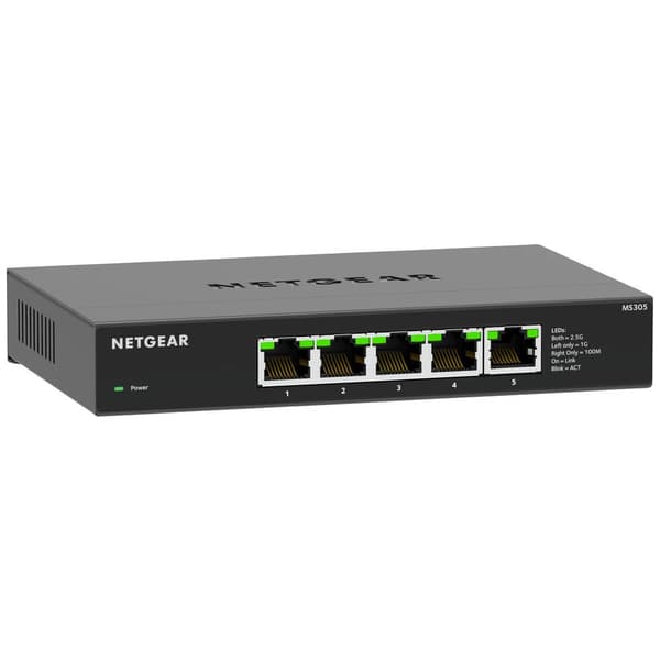 NETGEAR MS305 Switch RJ45 5 Port 2.5 GBit/s