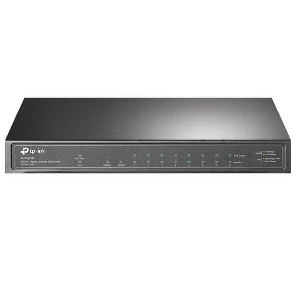 Tp-link 10-port Gigabit Poe Plus Switch Svart