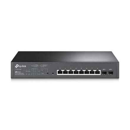 TP-Link Omada 10-Port Gigabit Smart Switch with 8-Port PoE+ Sort