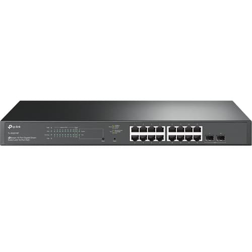 Switch|TP-LINK|JetStream|TL-SG2218P|Desktop/pedestal|16x10Base-T / 100Base-TX / 1000Base-T|2xSFP|PoE+ ports 16|150 Watts|TL-SG2218P Svart