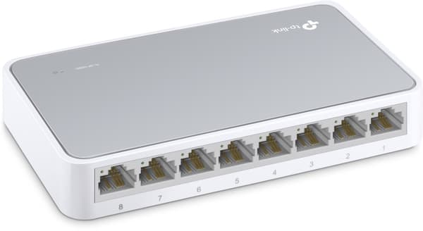 TP-Link TL-SF1008D Unmanaged Fast Ethernet (10/100) White