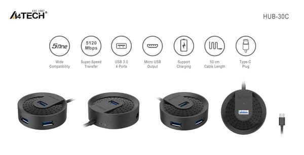 A4tech USB Hub HUB-30C