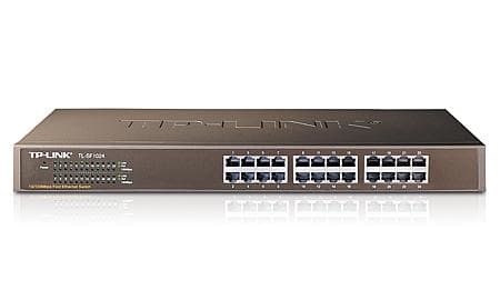 24-PORT-10/100MBIT/S-SWITCH/24 10/100MBIT/S-RJ45-PORTS Grå