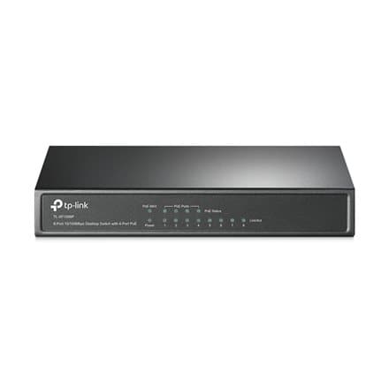 TP-LINK | Switch | TL-SF1008P | Unmanaged | Desktop | 10/100 Mbps (RJ-45) ports quantity 8 | Power over Ethernet (PoE) ports quantity 4 | Power supply