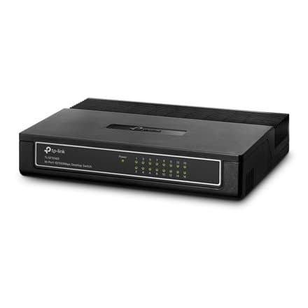TP-LINK | Switch | TL-SF1016D | Desktop | 10/100 Mbps (RJ-45) ports quantity 16 | Power supply type External