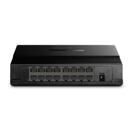 TP-LINK | Switch | TL-SF1016D | Desktop | 10/100 Mbps (RJ-45) ports quantity 16 | Power supply type External Sort