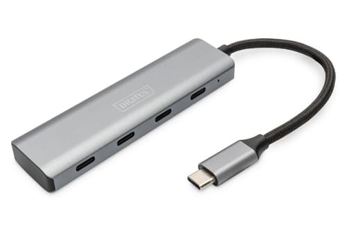 DIGITUS USB-C 4-Port Hub | Digitus | DIGITUS - hub - 4 ports | DA-70246