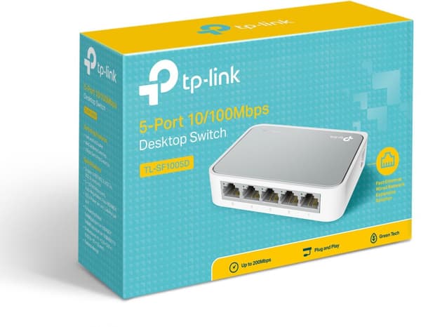 TP-Link TL-SF1005D Managed Fast Ethernet (10/100) White