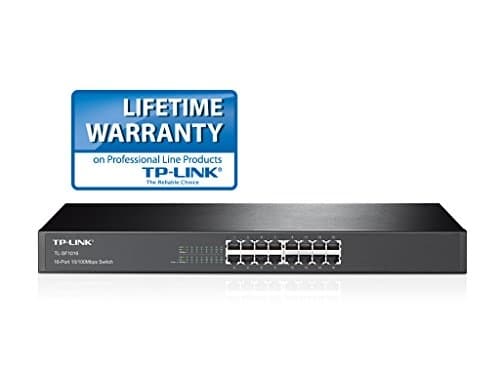 TP-Link 16-Port 10/100Mbps Rackmount Network Switch