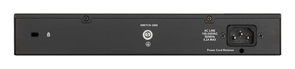D-Link DGS-1016D/E network switch Unmanaged Black, Metallic