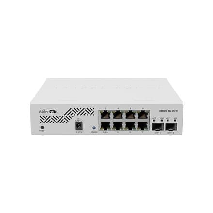 MikroTik | Cloud Router Switch | CSS610-8G-2S+IN | Web managed | Rackmountable | Gigabit Ethernet (copper) ports quantity 8 | SFP+ ports quantity 2 Valkoinen