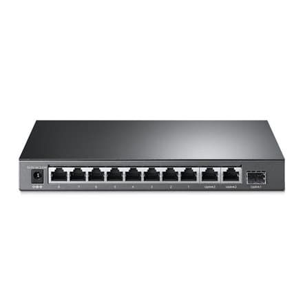 TP-Link TL-SG1210MP network switch Unmanaged Gigabit Ethernet (10/100/1000) Power over Ethernet (PoE) Black