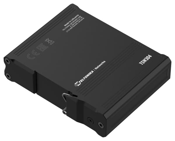 Teltonika DIN Rail Switch | TSW304 | Unmanaged | Wall-mountable