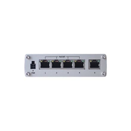Teltonika | Industiral POE+ Swith | TSW100 | Unmanaged | Desktop | Gigabit Ethernet (copper) ports quantity 5 | Power over Ethernet (PoE) ports quanti