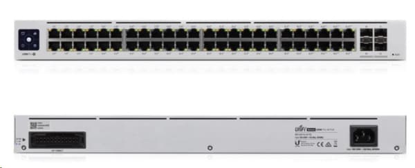 Switch|UBIQUITI|USW-PRO-48-POE|Type L3|Rack|48x10Base-T / 100Base-TX / 1000Base-T|4xSFP|PoE+ ports 48|600 Watts|USW-PRO-48-POE