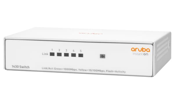 Przełącznik Switch ARUBA Instant On 1430 5x1GbE R8R44A Hvid