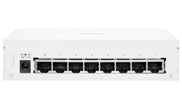 HPE Aruba Networking Aruba Instant On 1430 8G Unmanaged L2 Gigabit Ethernet (10/100/1000) White