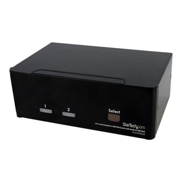 StarTech.com 2-portars DisplayPort, USB och Audio KVM Switch - KVM Switch - 2560 x 1600 (SV231DPDDUA)
