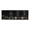 Miniatyrbild 1 av 3: StarTech.com 2-portars DisplayPort, USB och Audio KVM Switch - KVM Switch - 2560 x 1600 (SV231DPDDUA)