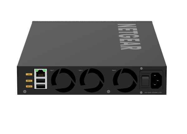 NETGEAR M4350 Series M4350-12X12F - Switch - L3 - Styrt - 12 x 1/2.5/5/10GBase-T + 12 x SFP+ - front til bakside-luftflyt - rackmonterbar