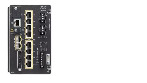 CATALYST IE3300 W/ 8 GE COPPER/AND 2 10G SFP MODULAR NA Sort
