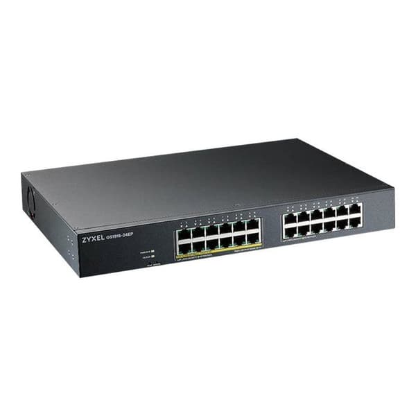 Switch - ZYXEL - GS1915-24EP - 24 portar - Hanterad - PoE (12 portar)