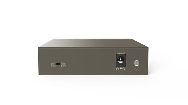 Tenda TEF1105P-4-63W-EU netværksswitch Fast Ethernet (10/100) Power over Ethernet (PoE) Sort