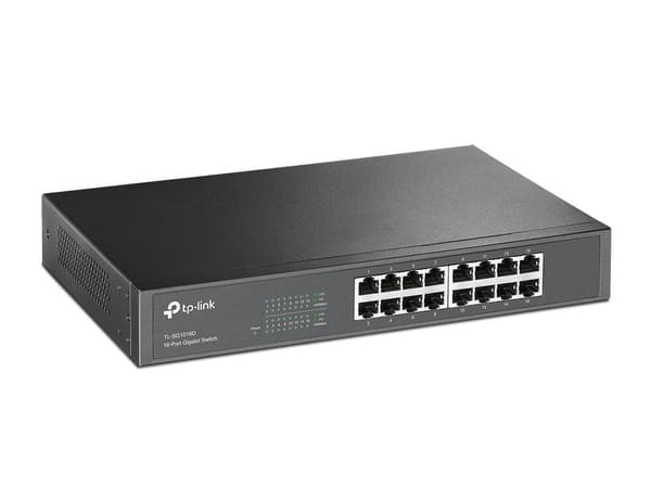 TP-Link 16-portars Gigabit Desktop/Rackmount Network Switch Svart