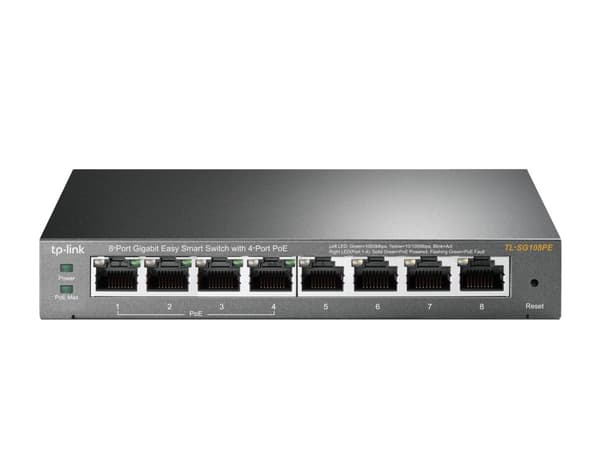 TP-Link 8-Port Gigabit Easy Smart Switch med 4-Port PoE