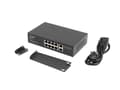 Pikkukuva 5 / 6: Lanberg Switch PoE+ -teline 10"/19" RSFE-8P-2GE-120