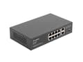 Pikkukuva 2 / 6: Lanberg Switch PoE+ -teline 10"/19" RSFE-8P-2GE-120