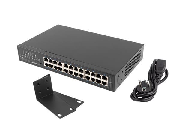 Lanberg Switch RSGE-24 -teline 19" (24-porttinen, 1Gb)