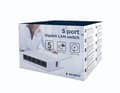 Miniatyrbillede 6 af 6: GEMBIRD 5-PORTS GIGABIT LAN SWITCH HVID