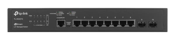 TP-LINK TL-SG3210 Managed L2 Gigabit Ethernet (10/100/1000) Power over Ethernet (PoE) Svart