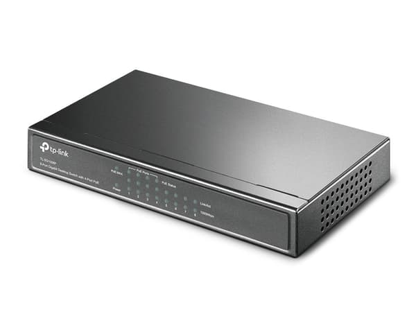 TP-Link 8-Port Gigabit Desktop PoE Switch med 4-Port