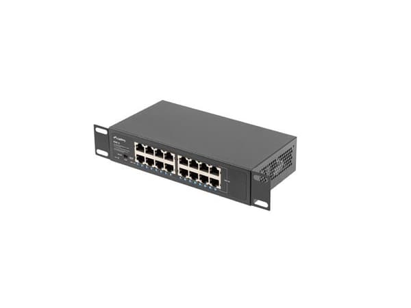 Lanberg Switch RSGE-16 Rack 10"/19" (16-portars 1 Gb)